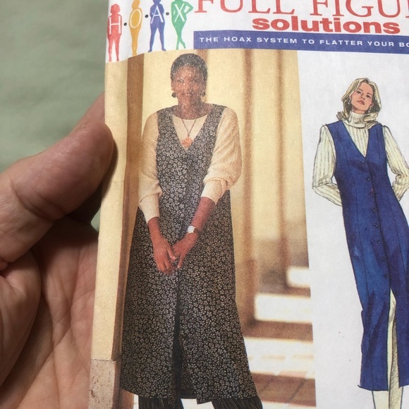 Vintage Simplicity 9123 pattern - vest- duster- pull up pants- button up jumper. - Picture 5 of 9